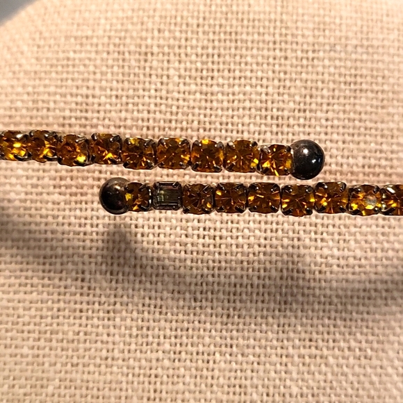 Gold Rhinestone Choker - Picture 3 of 3